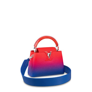 CAPUCINES MINI WITH PLEXIGLASS TOP HANDLE - CROSSBODY BAG