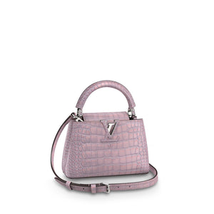 CAPUCINES MINI WITH MATTE ALLIGATOR LEATHER